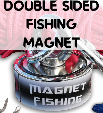 Double sided fishing magnet